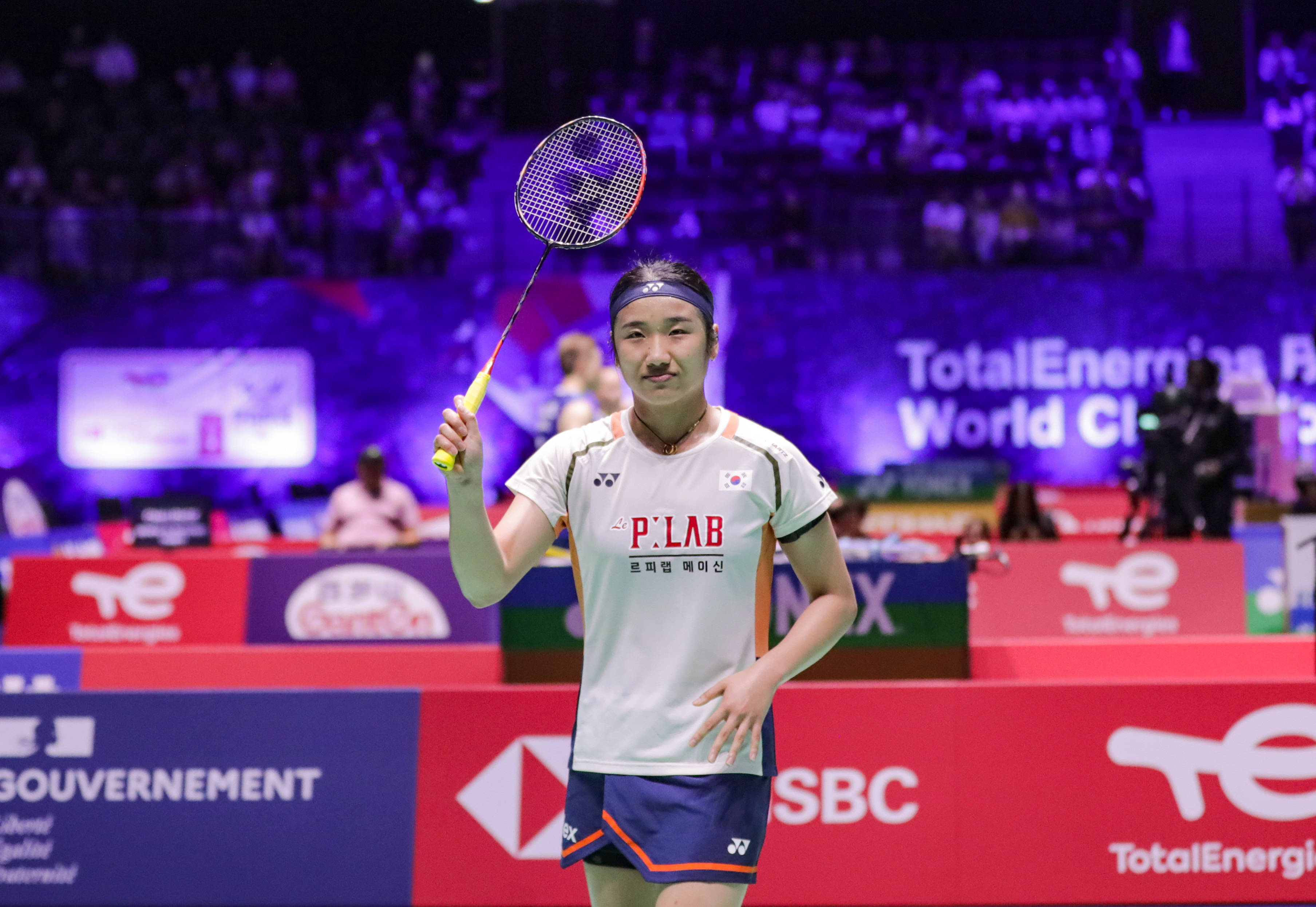 (体育)羽毛球——世锦赛:安洗莹晋级八强