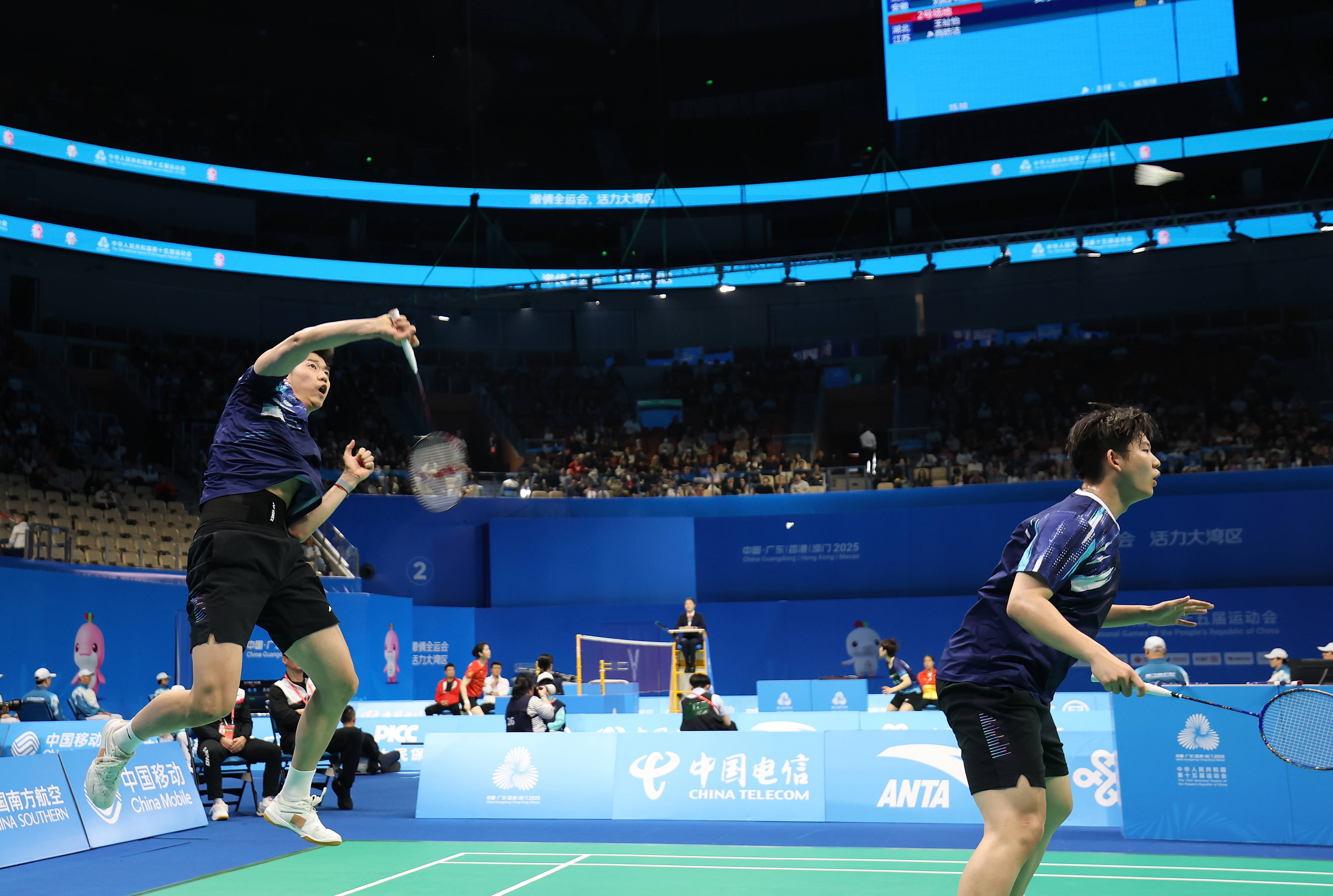 全运会|羽毛球——男双半决赛赛况